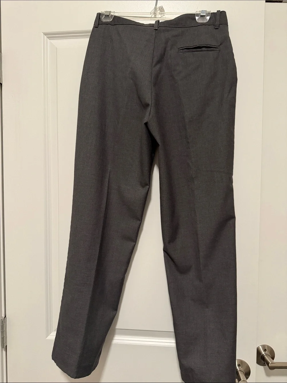 Van Heusen Charcoal Straight-Leg Dress Pants